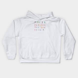 Female Chromosome idiogram Kids Hoodie